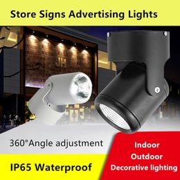 Outdoor/Indoor Waterproof IP65 LED Wall Lamp 15W Modern Dimmable Downlight Indoor Sconce Decorative lighting Porch Garden Wall Lamps