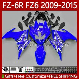 Body Kit For YAMAHA FZ6N FZ6 FZ 6R 6N 6 R N 600 09-15 Bodywork 103No.48 FZ-6R FZ600 FZ6R 09 10 11 12 13 14 15 Glossy blue FZ-6N 2009 2010 2011 2012 2013 2014 2015 OEM Fairing