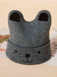 Baby Ear Design Knit Hat SHE