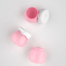 10g PP Cute Skin Care Cream Container , Lovely Plastic Jar Cream Bottle Pot