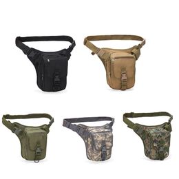 Oudoor Sports Bag Tactical Assault Combat Waist Pack Camouflage Waistpack Camo Leg Bag NO11-457