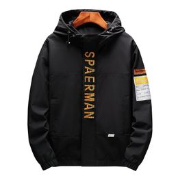 new Men's Jacket New Zipper Windbreaker Jackets high quality 3D embroidery Male Hip Hop Streetwear Jackets Coat 833 201111