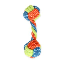 pet jacket Pets dog Cotton Chews Knot colorful Durable Braided Bone Rope Funny Toys collar perpetual