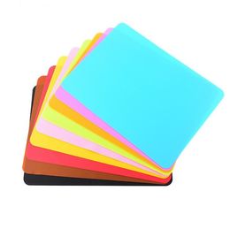 Colourful Food Grade Silicone Mats 40*30cm Baking Liner Silicone Oven Mat Heat Insulation Pad Bakeware Kid Table Placemat Decoration Mat