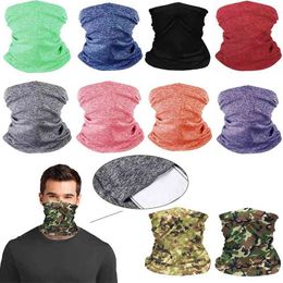 Cycling Neck Gaiter Balaclava Multi-function Bandana Face Tube Neck Gaiter Headband Scarf Headwear Bandana Cap Outdoor Supplies Y1229