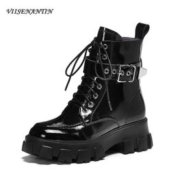 motorcycle boots with thick sole