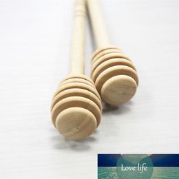 High Quality Honey Stir Bar Mixing Handle Jar Spoon Practical 1Pc Wood Dipper Honey Long Stick Supplies Honey Kitchen Tools