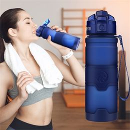 Best Sport Water Bottle TRITAN Copolyester Eco-friendly Bottles Fitness School Yoga For Kids/Adults Water Bottles With Philtre 201106