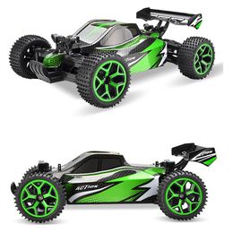 Rock Off-Road Aracı 2.4GHz 4WD Yüksek Hız 1:18 Uzaktan Kumanda Yarış Arabaları Hızlı Yarış Buggy vs WL Toys A959 RC Araba