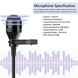 FreeShipping 30-50m 2.4G Lavalier Wireless Mini Microphone for iphone Android Camera Laptop MAC for Youtube recording pc microphone