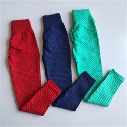 Mesh Knitting Yoga Pants Women High Waist Push Up Seamless Sport Legging Gym Tights Quick Dry Running Fitness Pants 201203