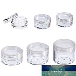 20pcs/lot 2g 3g 5g 10g 20g Portable Plastic Cosmetic Empty Jars Clear Bottles Eyeshadow Makeup Cream Lip Balm Container Pots