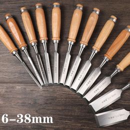 Sets de herramientas de mano profesional 1pc Chisel de carpintería 8/12/16/24 / 32mm Chisels CHISELS DIY Multi Herramientas Trabajo Talla de madera