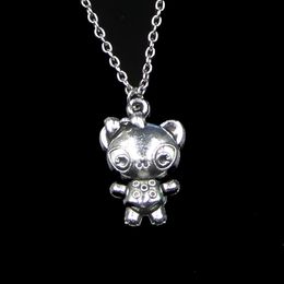 Fashion 29*23mm Bear Baby Pendant Necklace Link Chain For Female Choker Necklace Creative Jewellery party Gift