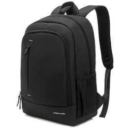 Kingslong School Bags 15.6 inch Laptop backpack for teenager Thin Light-weight backpack computer Mochila for male and female Bag LJ201225