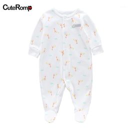 Footies 0-12 Months Infant Cartoon Cute Baby Girl Clothes For Boy Girls Jumpsuit Clothing Pyjama Born