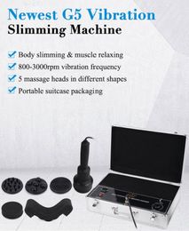 New G5 Weight Fat Loss Vibrating Cellulite Massage Fat Reduction Full Body Slimming Beauty Machine 5 Heads Massager Home Salon Spa Use Equip