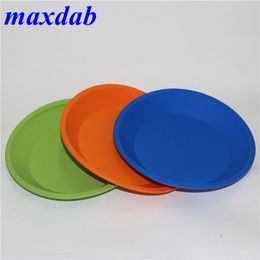 2pcs silicone tray deep dish Round Pan 8" friendly Non Stick Silicone Container Concentrate fda silicone deep dish tray mini oil rig