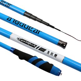 Goture Super Hard Carbon Fibre Telescopic Fishing Rod 2 8 Power Stream Hand Pole 3.6-6.3M Carp Rods tenkara vara de pesca 201022