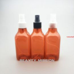 BEAUTY MIISSION 24pcs/lot 200ml red Liquid plastic spray pump bottle R24 Empty cosmetics bottles 200 cc PET bottlesgood qualtity