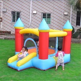 Customized Outdoor games Inflatable Jumper Bounce House Kids Trampoline Castle Heavy Duty Blower With GFCI,Stakes,Repair Patches by ship