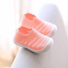 New Spring Summer Baby First Walkers Infant Toddler Breathable Sneakers Soft Bottom Kids Casual Shoes Summer Shoes 201130