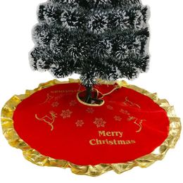 Новая Рождественская елка украшение для дома 90сма Рождественской елки юбки Elk Рождественской елки Пластинчатых Supplies