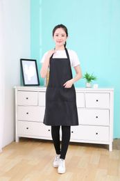 11 Colors Adult Aprons Pocket Craft Cooking Baking Art Painting Adult Kitchen Dining Bib Aprons Aprons Free Shipping