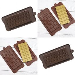 Full Chunk Chocolate Mould Epoxy Resin Silicone Large Block 24 Piece Baking Mould Sugar Chocolates Biscuit Ice Moulds New Arrival 2 1db L2