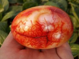 Natural Red Carnelian Geode Crystal Quartz Agate Polished Specimen 125g 201125