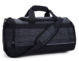 MIER 20 Inch Black Travel Bag with Shoe Compartment Medium Mens Duffel Bag Q0705