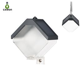 2pack solar wall lamp outdoor Light Control Courtyard Decoration led fence Light Semi-circular Energy-saving street Lights