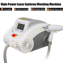 Macchine per la rimozione del tatuaggio laser protetto Q-switching Lavaggio del sopracciglio Lentiggini Voglia Black Face Doll Lip Line Laser Attrezzature per saloni di bellezza