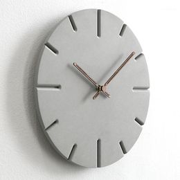 Wall Clocks 2021 Clock MDF Wooden Modern Design Vintage Rustic Shabby Quiet Art Watch Home Decoration1