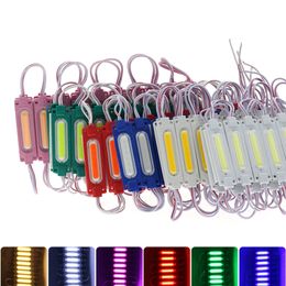 LED Module String COB 2W Waterproof DC12V for Outdoor Advertising Luminous Signs Lightbox DIY LED Module Strip 20Pcs/Lot