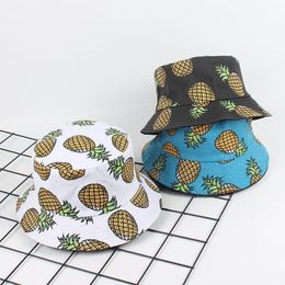 Pineapple Hat Spring Summer 2020 Accessories Fashion Bucket Hat Hip Hop Japanese Harajuku Unisex Fisherman's Women