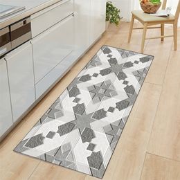 Bohemian Kitchen Mat Carpets Boho Anti-Slip Door Rug s Outdoor Rugs And For Home Living Room 220301