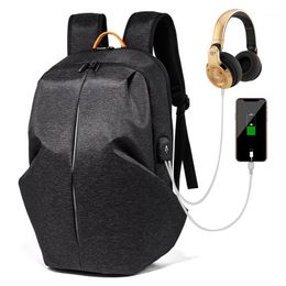 Backpack Nesitu Waterproof Big Large Capacity Oxford Black Blue Grey 14'' / 15.6'' Laptop Women Men Backpacks Travel Bag
