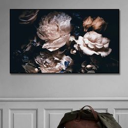 Flowers Aesthetic Canvas Paintings Home Decor Nordic Modern Aesthetic Minimalist Wall Posters Pictures Living Room Decoration