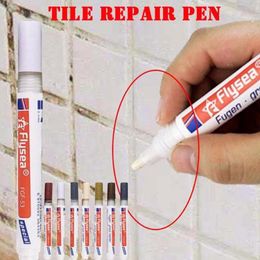 Grout Tile Refill Marker Pen Tile Gap Repair Bathroom Porcelain Filling Waterproof Mouldproof Cleaner Agents Renew Repair Tile CFYL0258