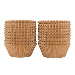 Standard Natural Cupcake Liners Grease-Proof Paper Baking Cups Muffin Wrapper for Party Wedding Birthday XBJK2203
