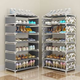 Shoe Rack Multilayer Simple Home Economical Shoe Organiser Cabinet Assembly Bedroom Small Shoe Rack Storage Cabinet Store Shoes 201030