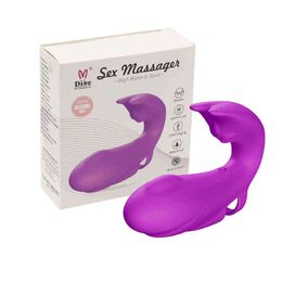 NXY Vibrators Electric sex products G-point vibration silicone finger cover fake penis wearing husband and wife happiness device egg jumping 0222