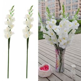 New type of artificial plants single gladiolus home decoration living room to put artificial flowers, bouquets of high-end silk flowers