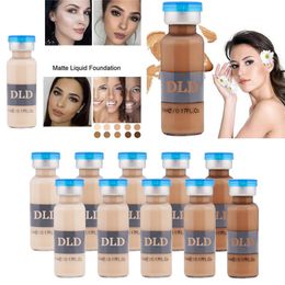 Korean 5ml BB Cream Glow Semi Permanent Foundation 10 Vials Mesowhite Brightening Serum Natural Nude Concealer Makeup CC Cream