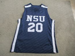 custom Nova Southeastern Sharks Basketball Jersey NSU #20 Stitched Customise any number name MEN WOMEN YOUTH XS-5XL