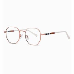 Fashion Sunglasses Frames Metal Anti Blue Spectacle Men's Lightweight Stable Eyeglasses Women's Simple Fashionable Myopia Eyewears Acetate L