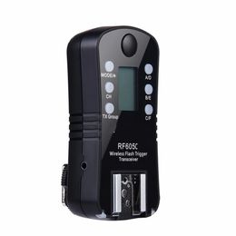 Freeshipping Originall RF-605 RF605C RF 605C RF605 C Wireless Flash Trigger for Can*n Camera upgrade version of RF-603II