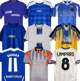 2011 Retro Soccer Jersey Lampard Torres Drogba 11 12 13 Final 94 95 96 97 98 99 Football Shirts Camiseta Crespo WISE 03 05 06 07 08 COLE ZOLA Vialli GULLIT 1982 1980