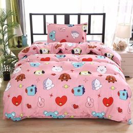 2019 New Fashion Comforter Set Cute Quilt Cover Bedding Environmentally Friendly Printing High Qulity Y200417